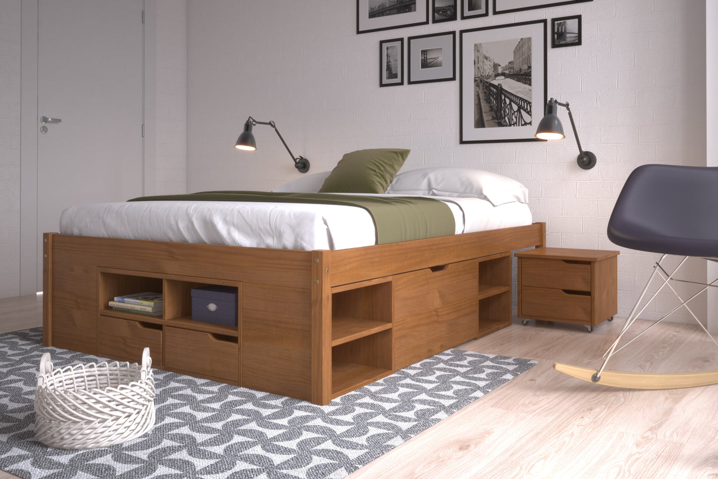 Cama Matrimonial - Linea Charme