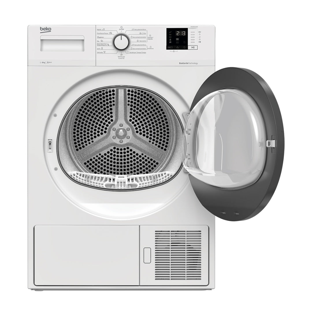 BEKO Secarropas Bomba de Calor 8 kg DHS 8413 GA1