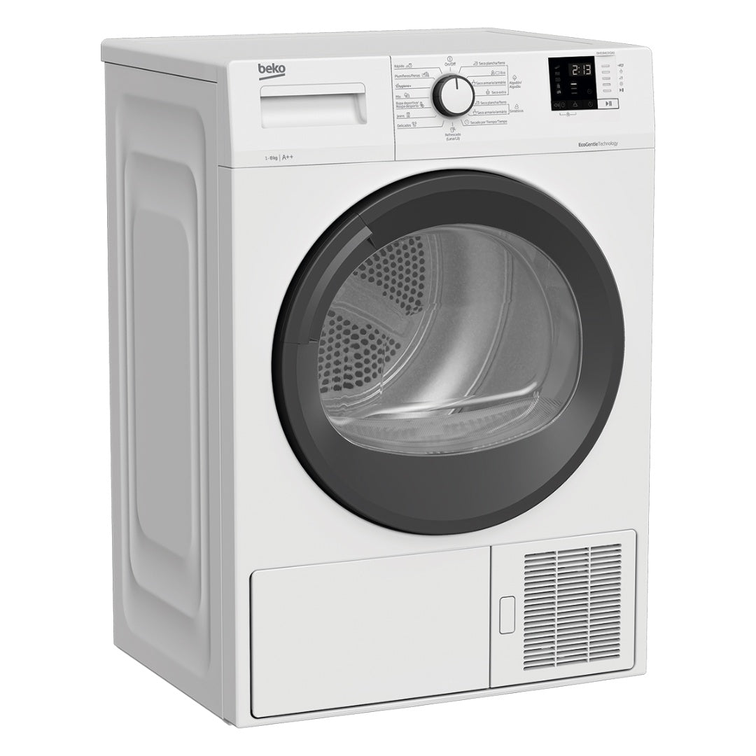 BEKO Secarropas Bomba de Calor 8 kg DHS 8413 GA1