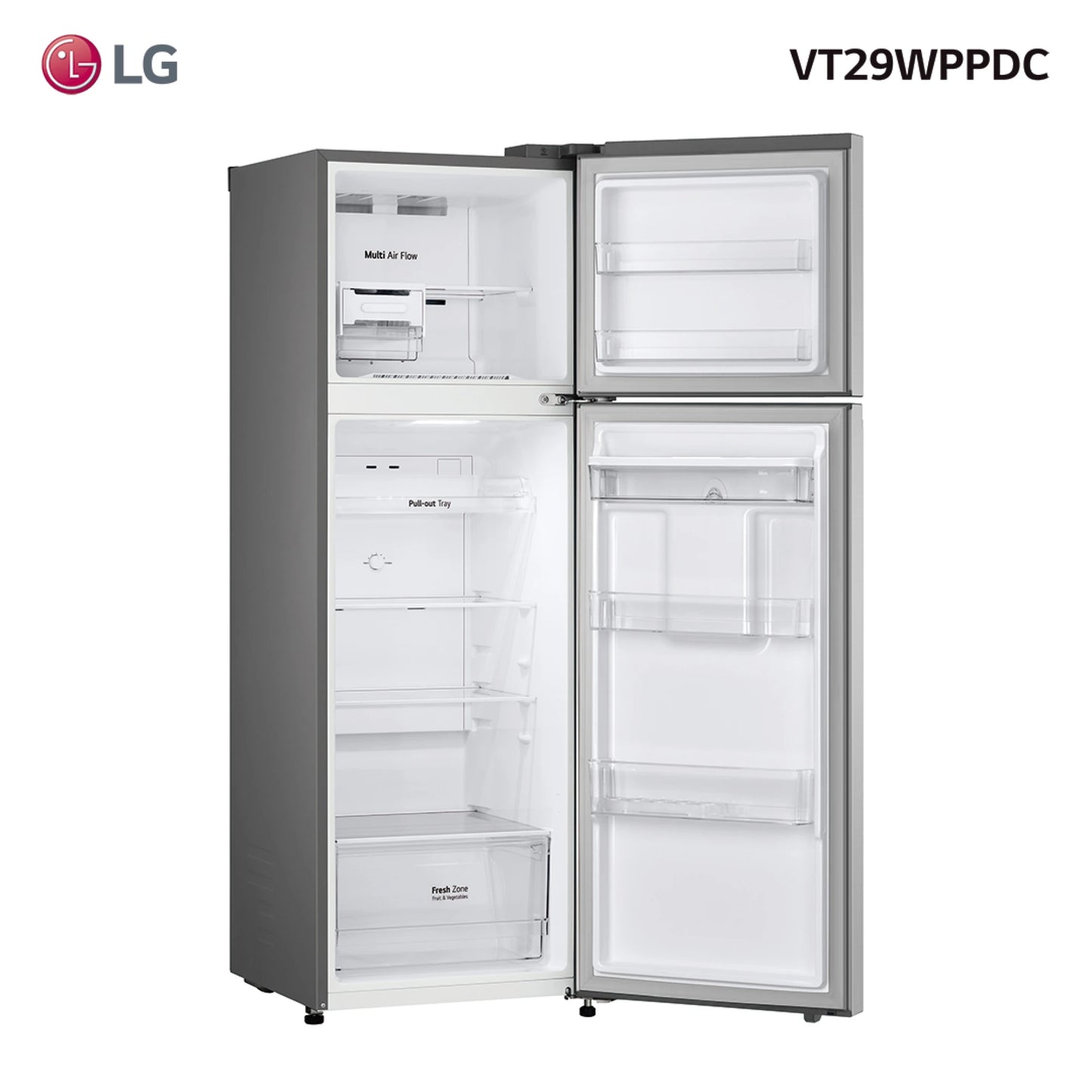 Refrigerador LG inverter 283L VT29WPPDC