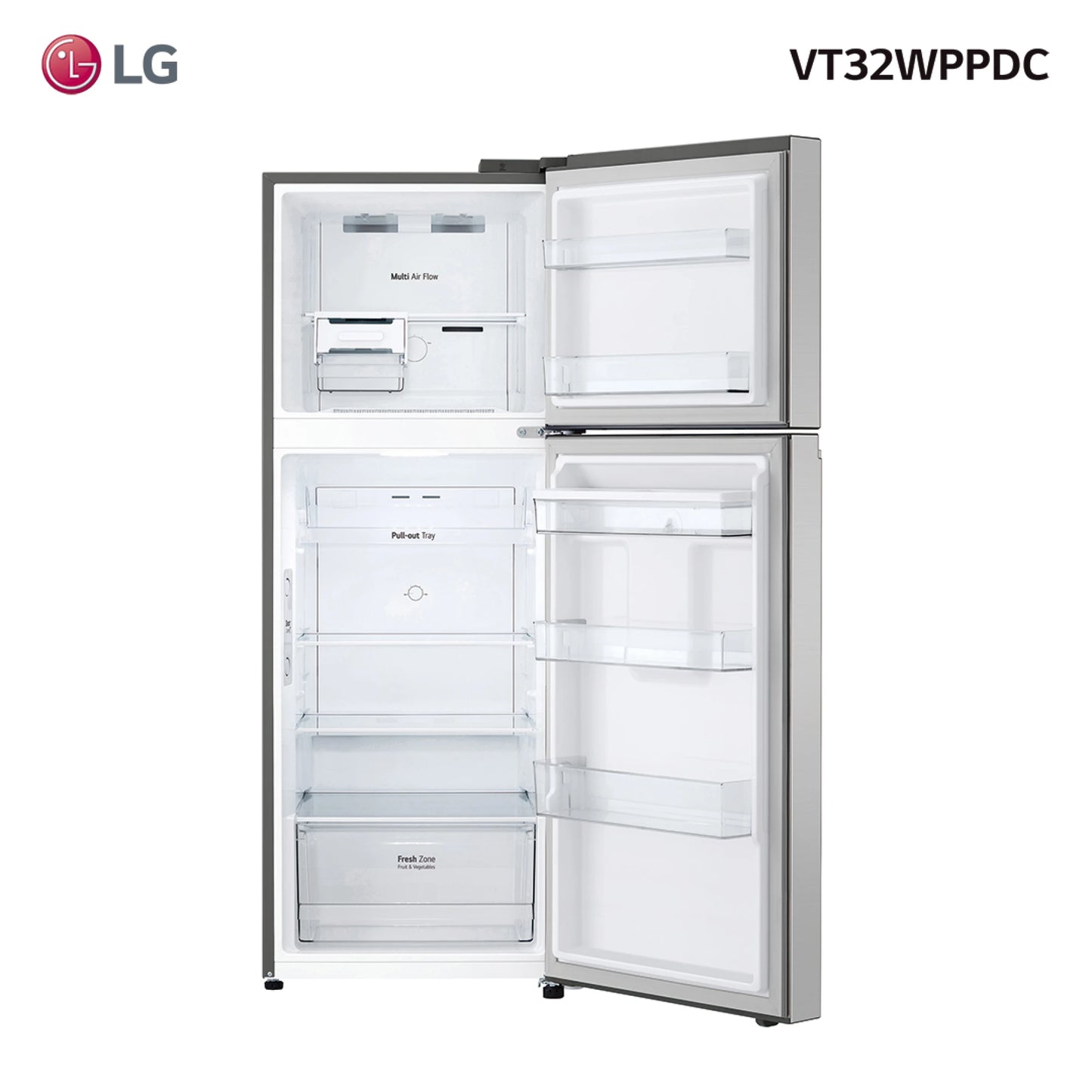 Refrigerador LG inverter 340L VT32WPPDC
