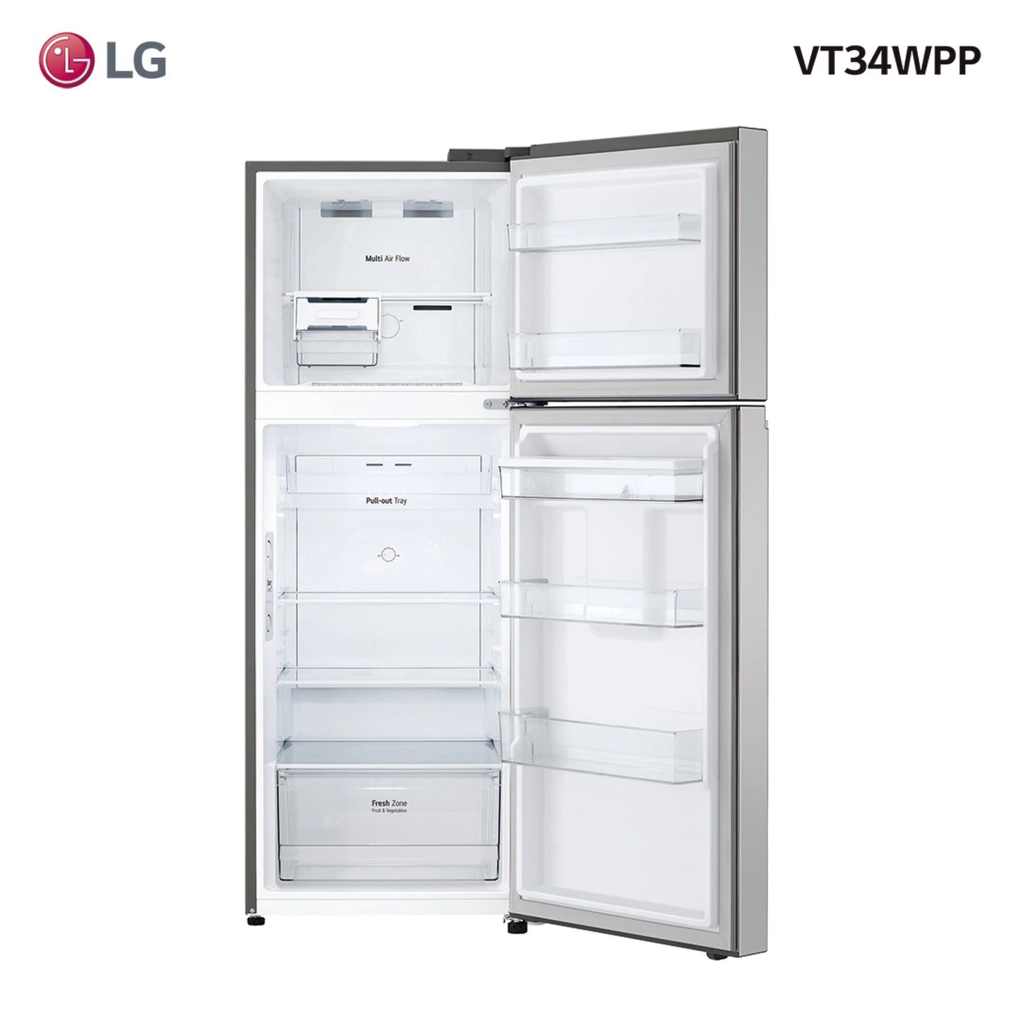 Refrigerador LG inverter 360L VT34WPP