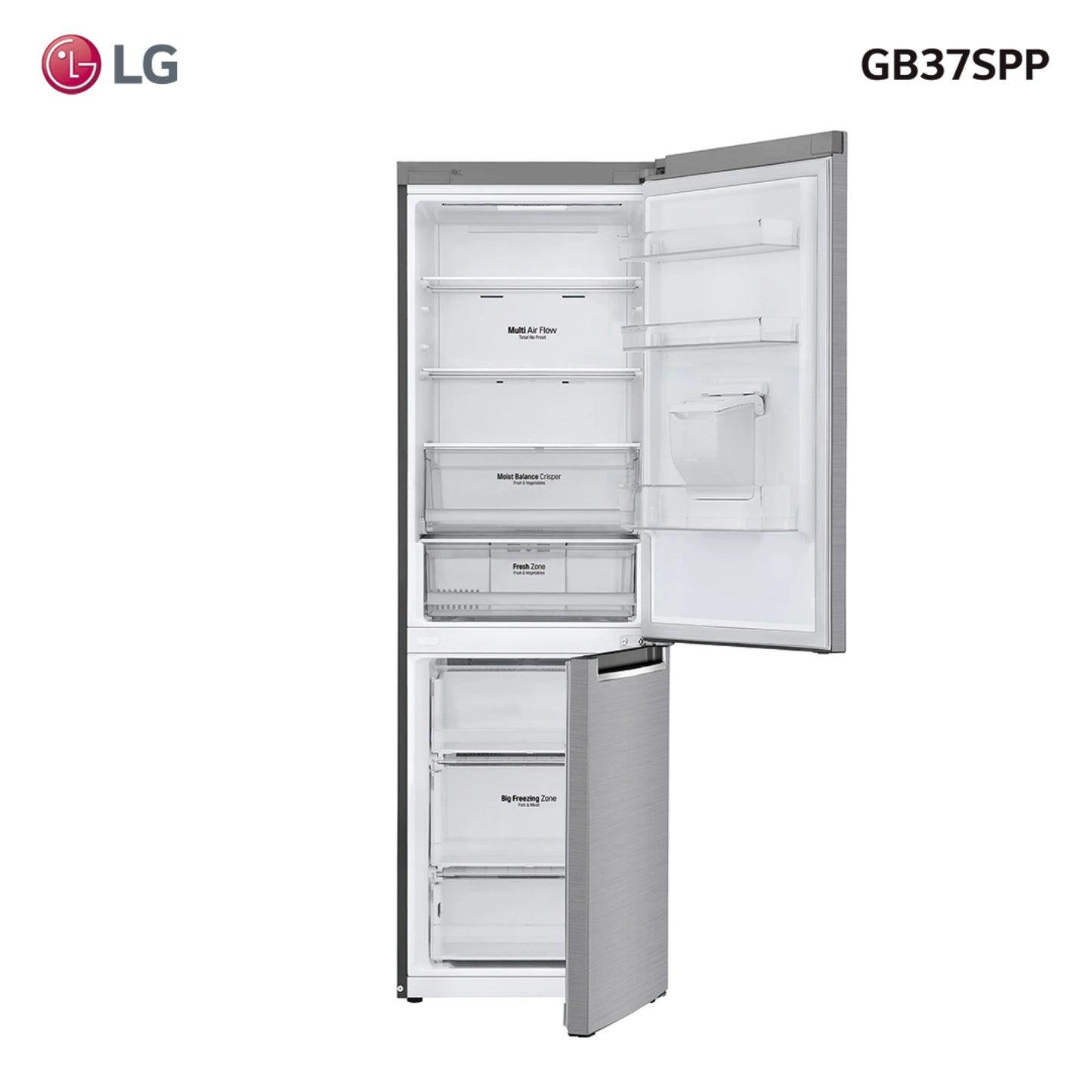 Refrigerador inverter 373L GB37SPP LG