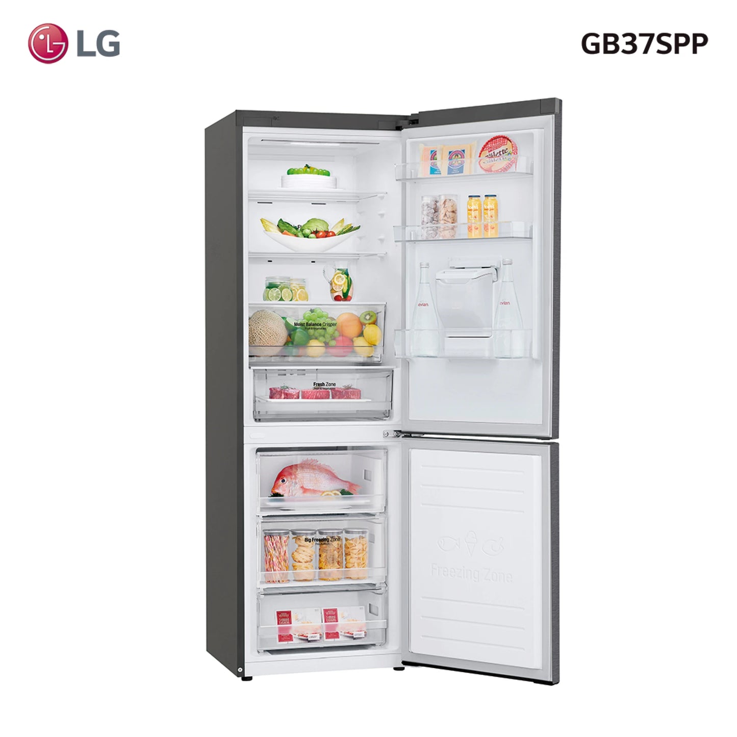 Refrigerador inverter 373L GB37SPP LG