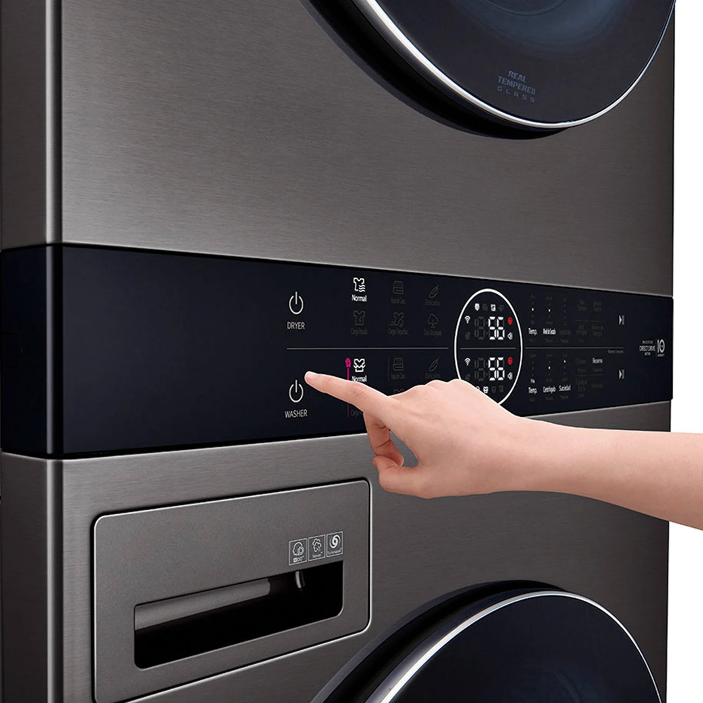 Torre de lavado y secado WashTower LG 14Kg WK14BS6