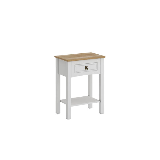 Mesa de Luz 1 Cajón - Blanco