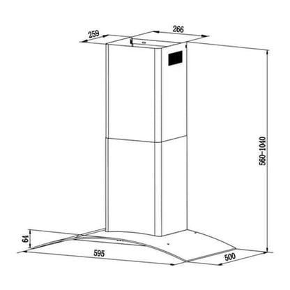 Campana Candy Extractora CGM64