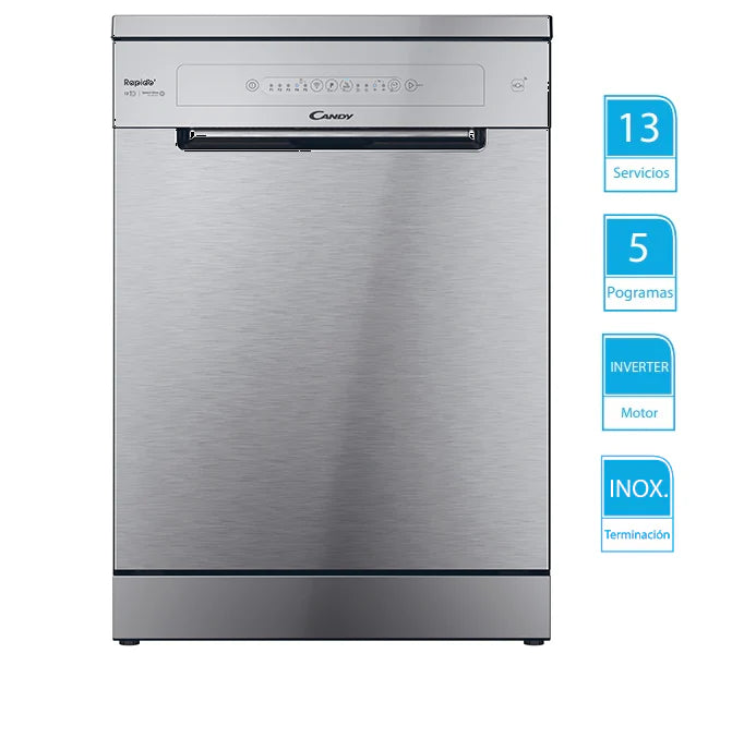 Lavavajilla CANDY RAPIDÓ INVERTER. CF 3E7L0X