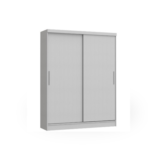 Ropero 2 puertas corredizas 2 cajones blanco - Soleil
